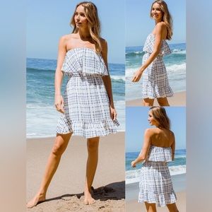 3-Pack Printed Ruffle Tiered Tube Dress